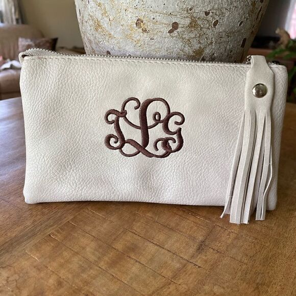 leather clutch❤️ free with purchase - Picture 1 of 3